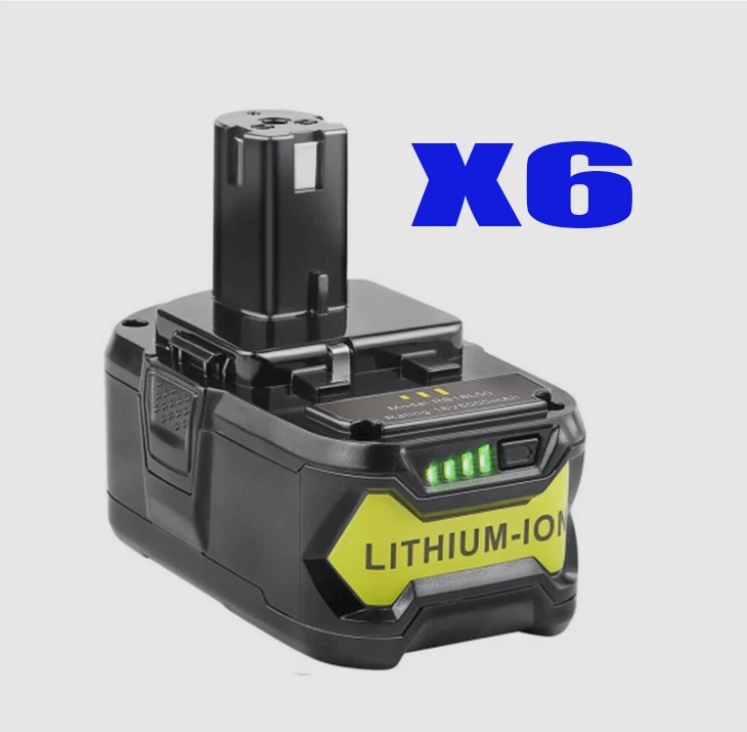 Batterie 18V 12,0Ah Lithium Pour Outils Ryobi RB18L50 - Compatible Nombreux Modèles - Garantie 10 Ans