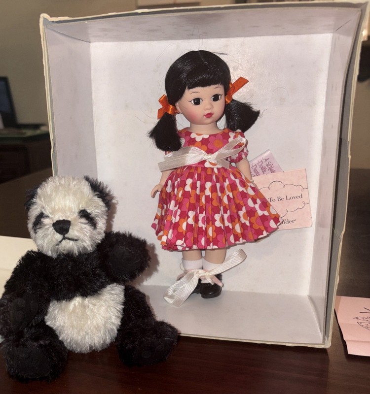 Madame Alexander Love To Be Loved 8” Doll & Panda 40040 Original Box New