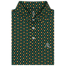 Rhoback the Notre Dame Golden Clover Men'S Short Sleeve Collegiate Polo