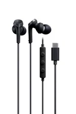 Audio Technica ATH-CKS330C BK Wired Earphones USB Type-C Microphone Bass