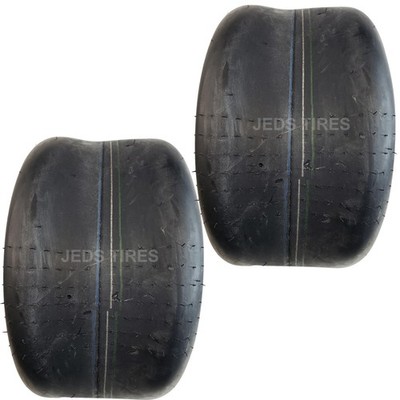 2) 19x10.50-8 19-1050-8 Kenda K404 Smooth Slick Tread TIRE 2ply Zero turn mower