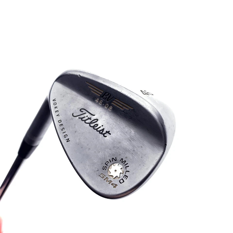 Used Titleist Vokey SM4 Chrome Pitching Wedge / 46.0 Degrees / Left-Handed - Image 2 of 4