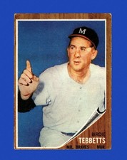 1962 Topps Set-Break #588 Birdie Tebbetts Mgr VG-VGEX *GMCARDS*