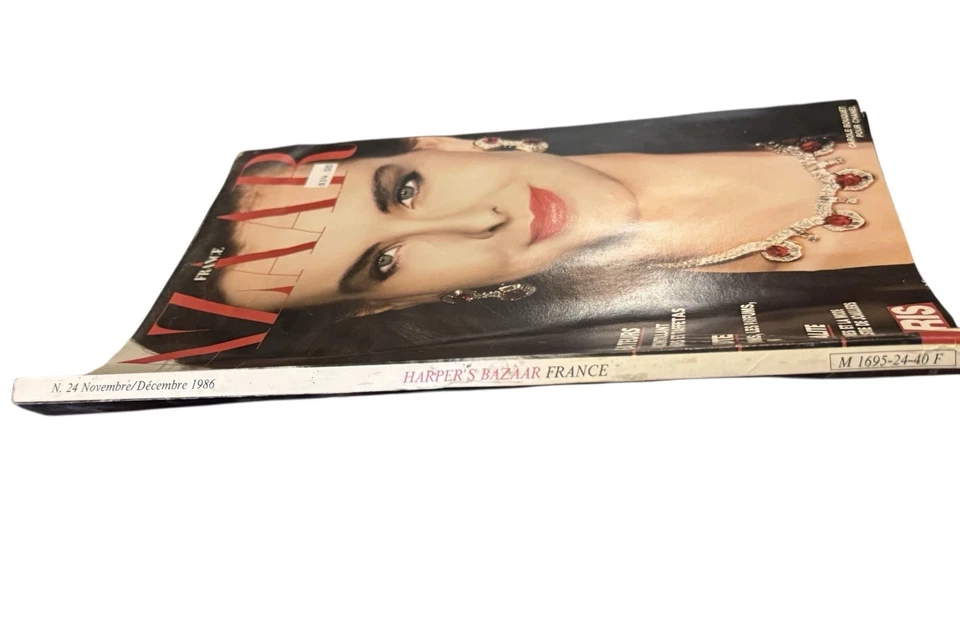 Carole Bouquet DALI Victoria Lockwood HARPERS BAZAAR FRANCE November 1986 Chanel - Image 3 of 4