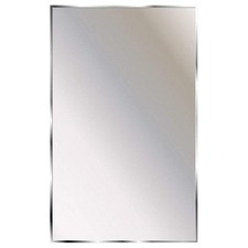 KETCHAM TPM-1824 Washroom Mirror,18 in W,24 in H 6MXY6