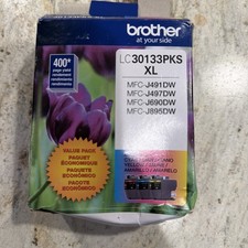 Brother LC30133PKS 400 Page-Yield High-Yield Ink - C/M/Y 3/Pack New