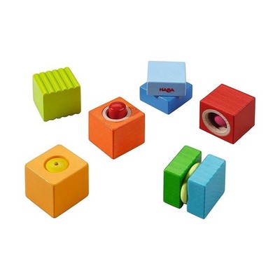 HABA Fun with Sounds Wooden Discovery Blocks for Toddlers with Acou... Fast Ship