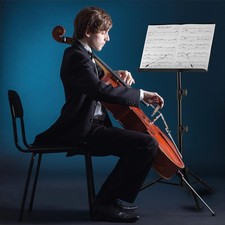 Professional Portable Sheet Music Stand - Folding Adjustable Holder with bag