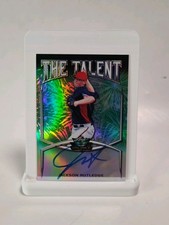 2019 Leaf Valiant - The Talent Jackson Rutledge #TT-JR2 Green Prismatic /99 (RC)
