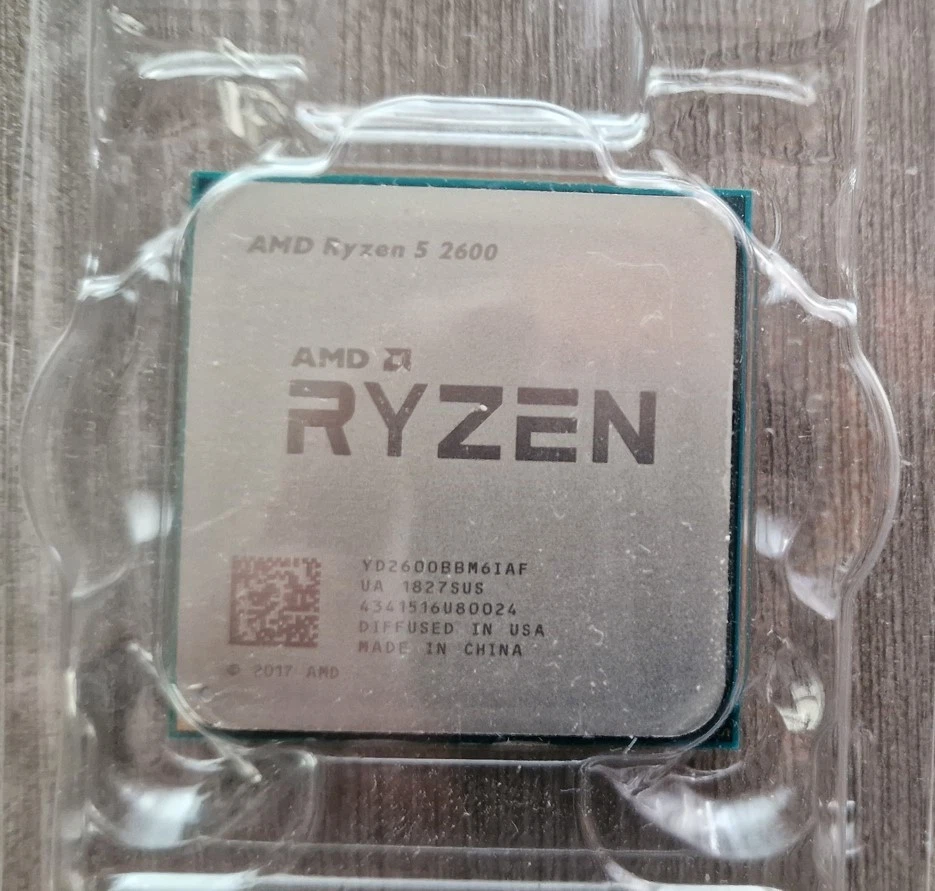 Processeur TBE AMD RYZEN 5 2600 avec Ventirad d'origine - Photo 2/4