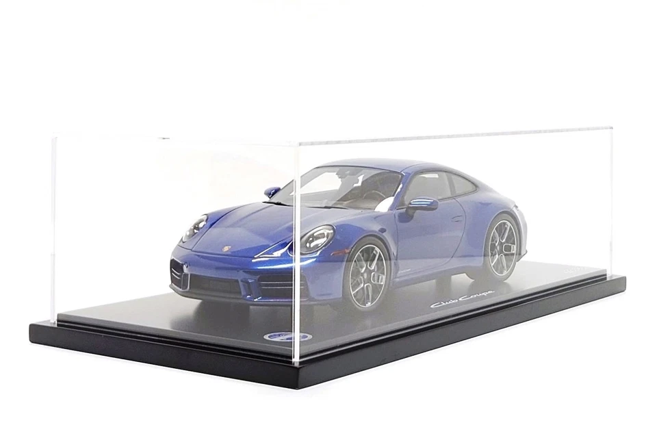 Spark 1:18 Porsche 911 Carrera T Club Coupe (992.2) Sholar Blue (Dealer Edition) - Image 3 of 4