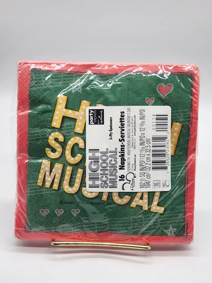 High School Musical Happy Valentine's Day Party Paper Luncheon Napkins 16 - Image 3 of 4