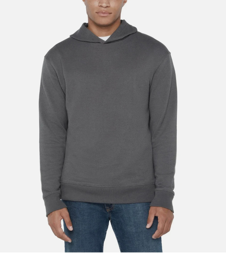 GAP Men's Textured Hoodie Gray Size S