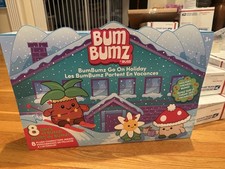 BumBumz 4.5" Holiday SET of 8 Christmas Plush Santa Milk Maxine Festive Tree NEW