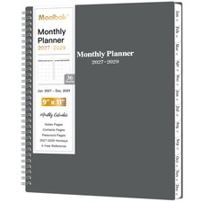 2027-2029 Monthly Planner Calendar Jan 2027 to Dec 2029 3 Year