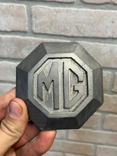 Vintage MG British Car Auto Advertising Hubcap Cover Morris Garages Center Cap