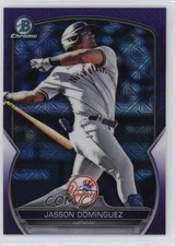 2023 Bowman Chrome Prospects Mega Box Purple Mojo Refractor Jasson Dominguez uk2