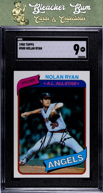 1980 Topps 580 Nolan Ryan SGC 9