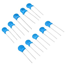 100pcs Ceramic Capacitor Assorted Kit 10 Types 2KV Assortment in a Storage Bag