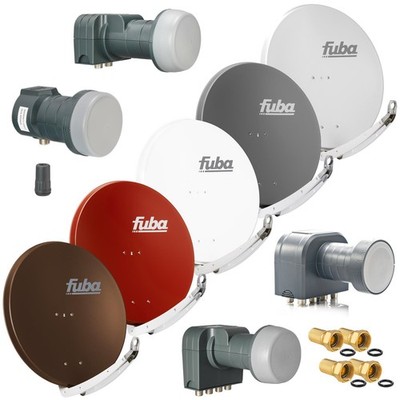 Sat Anlage 85cm Fuba DAA850 + LNB Antenne Komplettanlage Satelliten Schüssel Alu