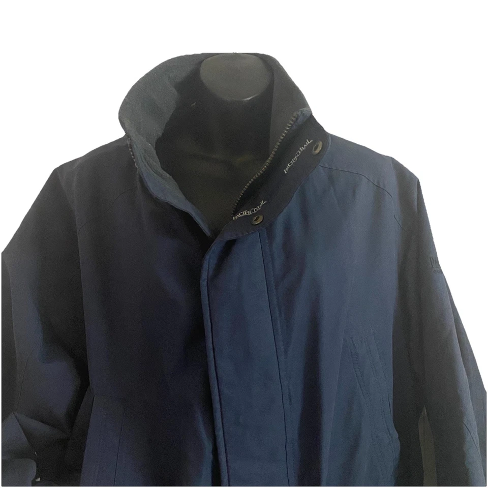 Chaqueta Pacific Trail De Colección Para Hombres M Negra Con Capucha Pesada Invierno Esquí Forrada de Vellón Foto 3 de 4
