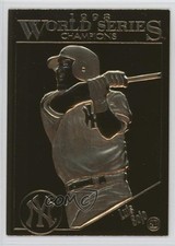1998 22K Gold New York Yankees World Series Champions Luis Sojo #16 0kz8