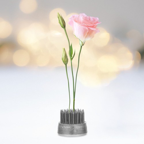 2 Pieces Flower Arrangement Floral Arrangements Supplies Ikebana Pin Round - Picture 9 of 12