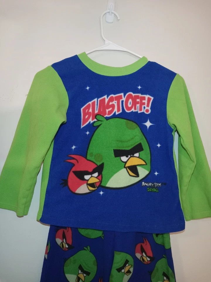 Conjunto de pijama Angry Birds menino tamanho 10 - Imagem 3 de 4