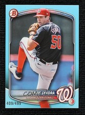 2025 Bowman Draft Sky Blue 409/499 Travis Sykora #BD-137 0lj0