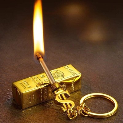 10000 Times Reusable Lighter with Keychain Waterproof Kerosene Lighter Essenti-