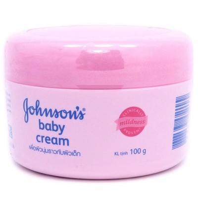 Johnson's Intense Moisturization Baby Cream Pink 100 gm | 24h intense moisture