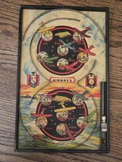 Lindstrom's "Airways" and "Bingo 36" Bagatelle Tabletop Games Lindstrom 1934