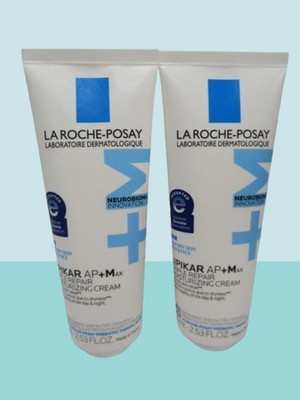 LA ROCHE POSAY LIPIKAR AP+MAX TRIPLE REPAIR MOISTURIZING CREAM 2.53 OZ 2028 2PCS