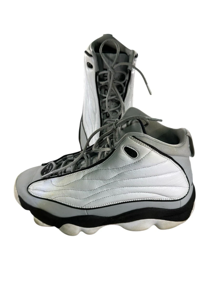 Men\'s Nike Jordan Pro Strong White Black Green Sneakers - FCM45 Jordan | Shoes | Mens Nike Jordan Pro Strong White Black  main image 4