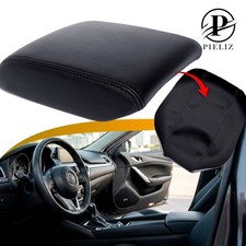 Fits 2014-2020 Mazda 6 Center Console Armrest Leather Synthetic Cover Black