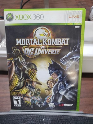2008 MORTAL KOMBAT VS DC UNIVERSE XBOX 360 LIVE VIDEO GAME NO MANUAL 