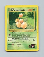 Erika's Exeggcute 43/132 Uncommon Gym Heroes Pokemon Unlimited Heavily Played on eBay