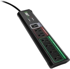 ECG-7MVR Energy Saving Surge Protector with Autoswitching Technology, 7 Outlet