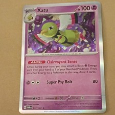 Pokémon Xatu 072/182 SV04 Paradox Rift Rare Holo 100 HP Super Psy Bolt 80