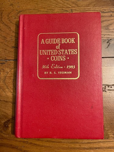 1983 GUIDE BOOK OF UNITED STATES COINS 36th EDITION "REDBOOK" BY R. S. YEOMAN