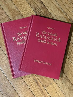 #ad The Valmiki Ramayana: Retold in Verse Swami Rama 2 Vol Set SIGNED $129.99