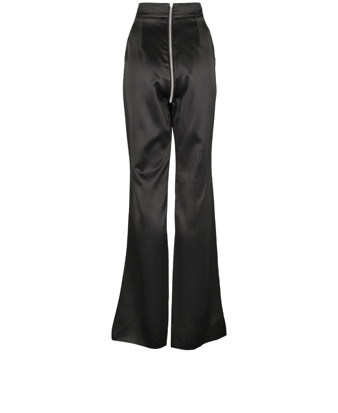 Gucci Zipper Detail Trousers Womens 8 Black Viscose thumbnail 2