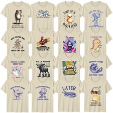 Sarcasm Wildlife Adult T-Shirt Raccoon Humour Witty Funny Gift