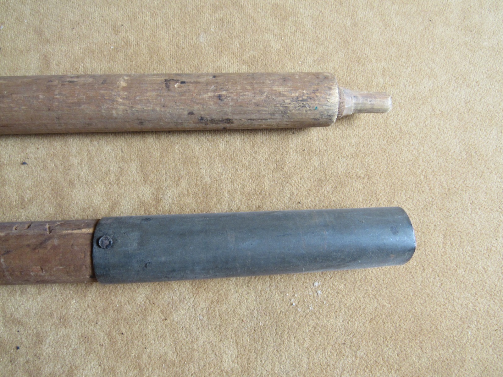 Civil War ~ Indian Wars Shelter Tent Pole & Pin peg,  1860s 1870s Custer