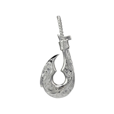 Maui's Legacy Haken Anhänger 925 Silber Makau Halskette Charm | Kostenloser Versand