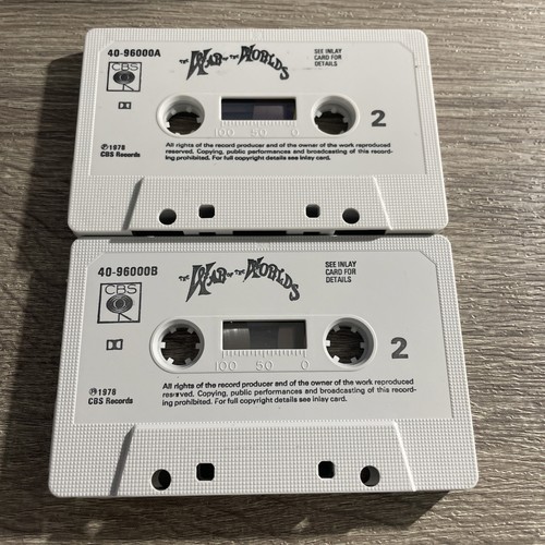WAR OF THE WORLDS - Double Cassette : Phil Lynott Richard Burton Justin Hayward - Picture 6 of 6
