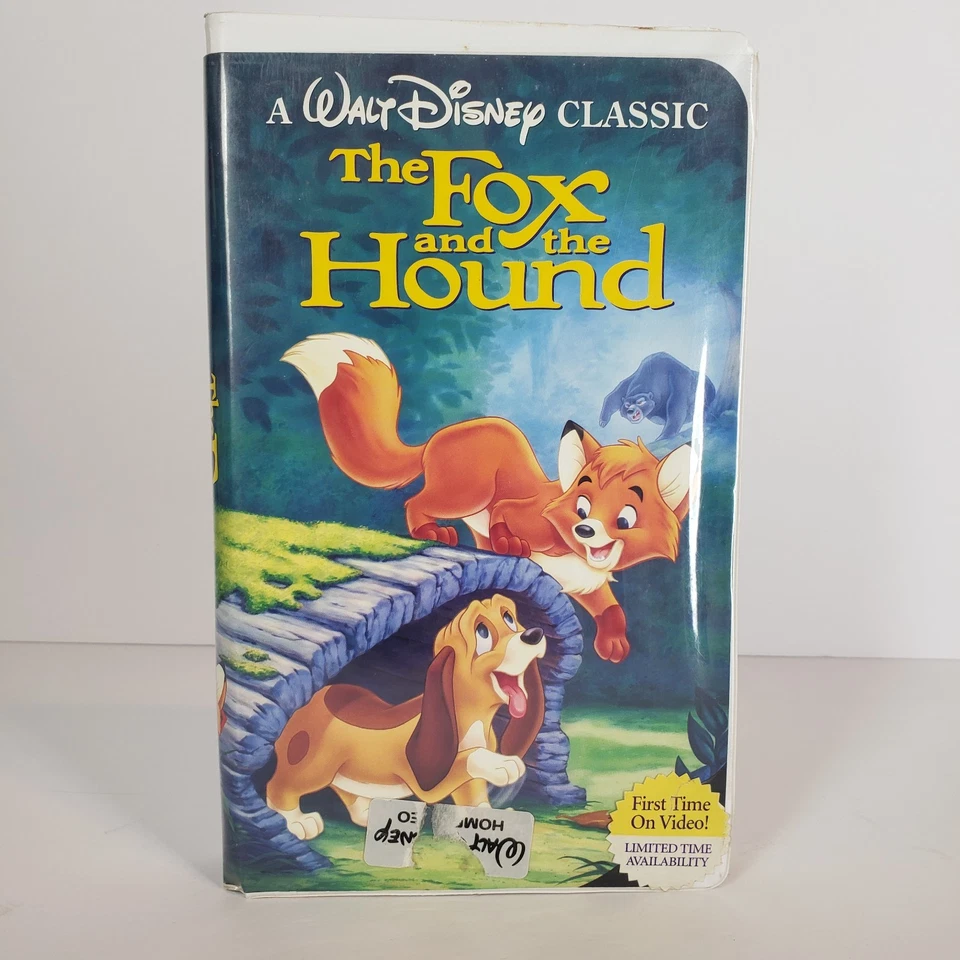 3 Lot Black Diamond Fox and the Hound Aladdin Beauty and the Beast VHS / TESTED - Image 3 of 4