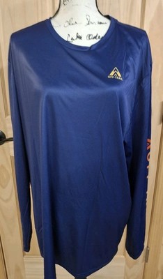 Off Trail Long Sleeve Shirt Black Graphics Quick Dry Wicking Layer Size XXL 