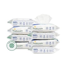 HealthyBaby Wet Wipes Baby Wipes - Fragrance Free, 8 Packs 512 Count