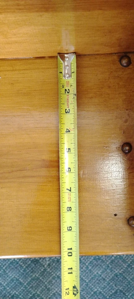 Banco de entrada pequeño de madera maciza hecho a mano 41" L corazón de tulipán recorte planta soporte mesa Foto 4 de 4